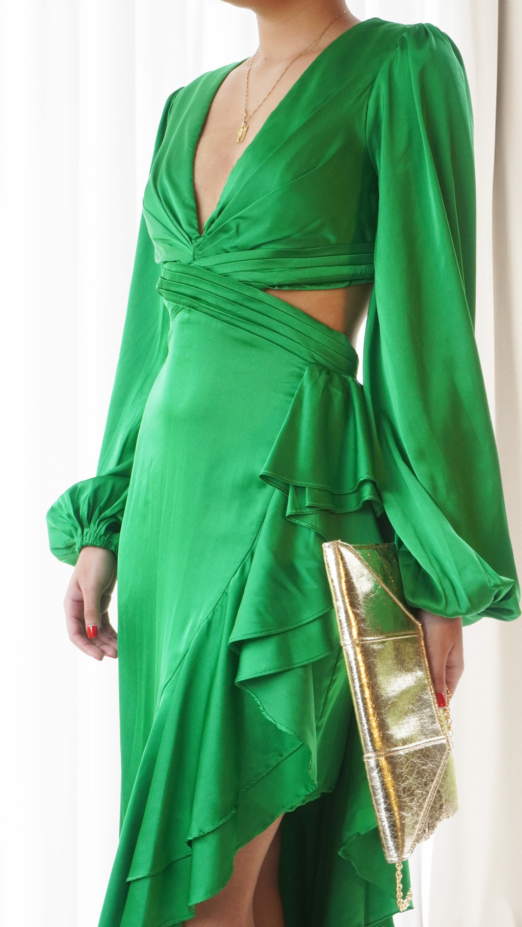 NUEVO Vestido Largo Verde