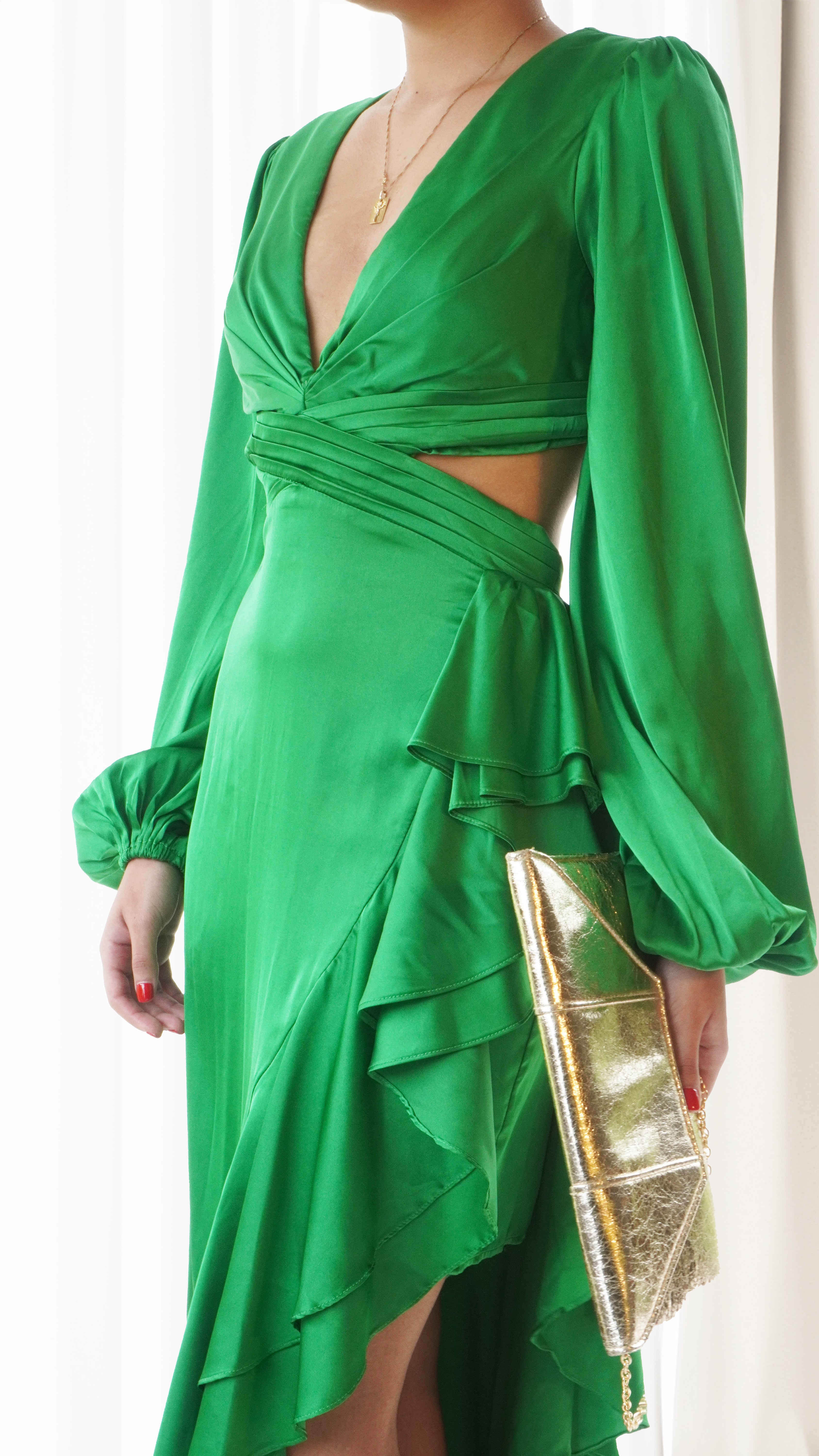 NUEVO Vestido Largo Verde