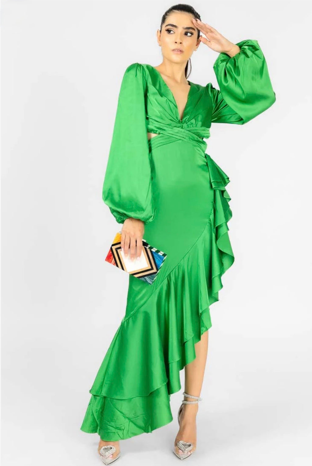 NUEVO Vestido Largo Verde